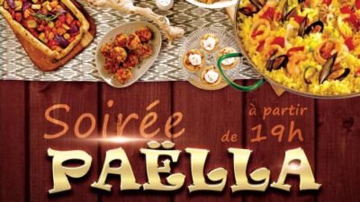 Soirée Paëlla – 6 juillet 2018 dès 19 heures