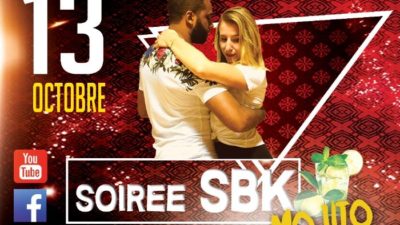 13 Oct. – Soirée SBK Latino – Stages 2H Kizomba