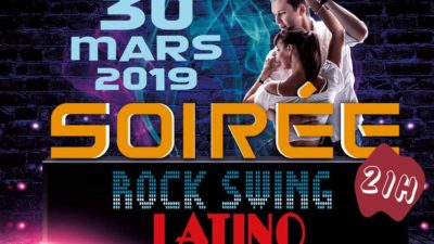 30 MAR. – 21h Soirée Rock Swing Latino – 20h Stage 1H