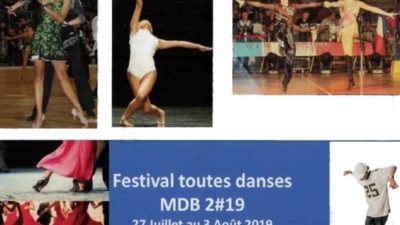 Festival toutes danses MDB 2019 – 27 Juillet au 3 Août 2019