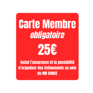 Adhésion à l'année - Saison 26-27