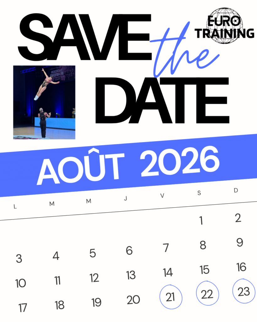 Save the date Euro Training Camp 2026